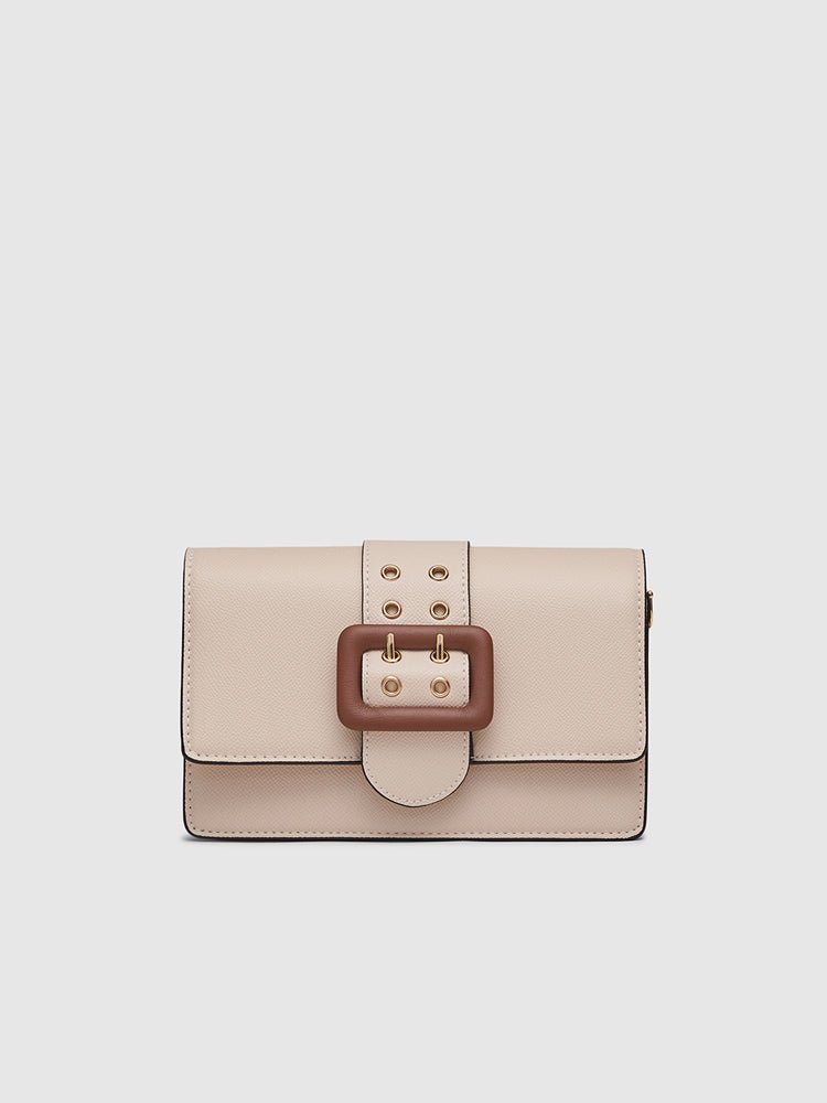 Adrianne Metal Buckle Crossbody Bag - MIRAGGIO
