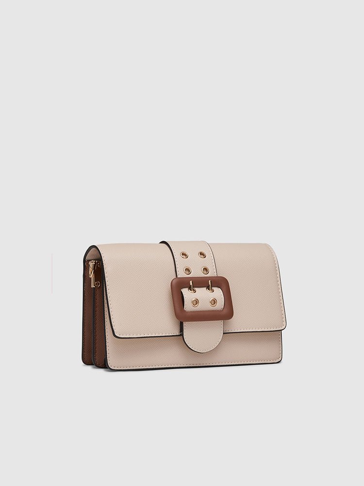 Adrianne Metal Buckle Crossbody Bag - MIRAGGIO
