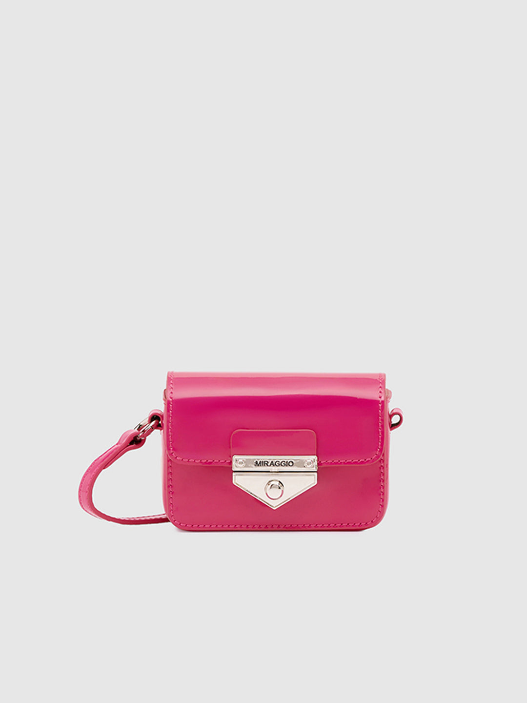 ꕤ︎︎ミィꕤ︎︎No.146フェザー with minibagチャーム‪·̩͙꒰ঌ Buy Pink Amy Micro Bag Online - Miraggio