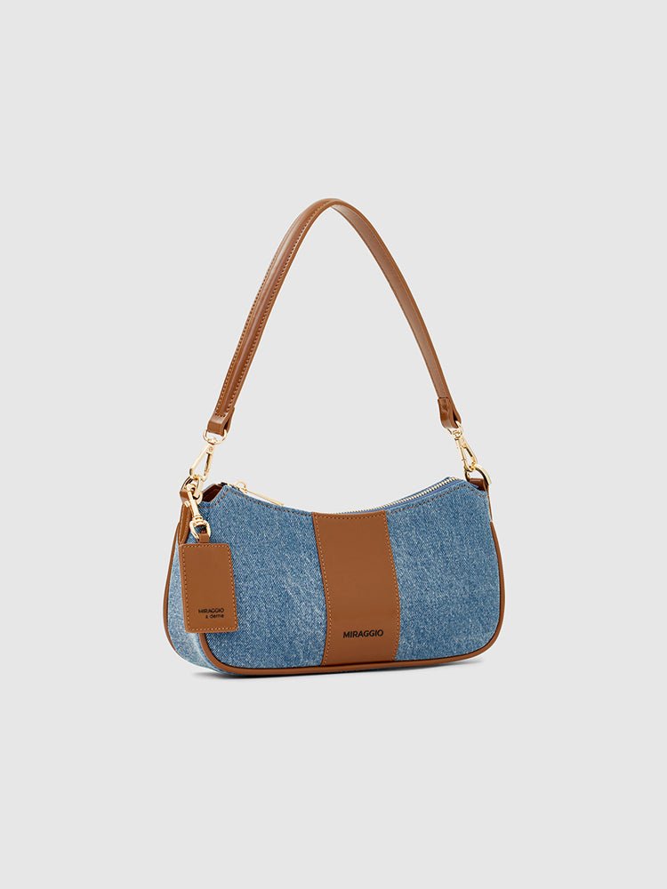Bella Denim Shoulder Bag - MIRAGGIO