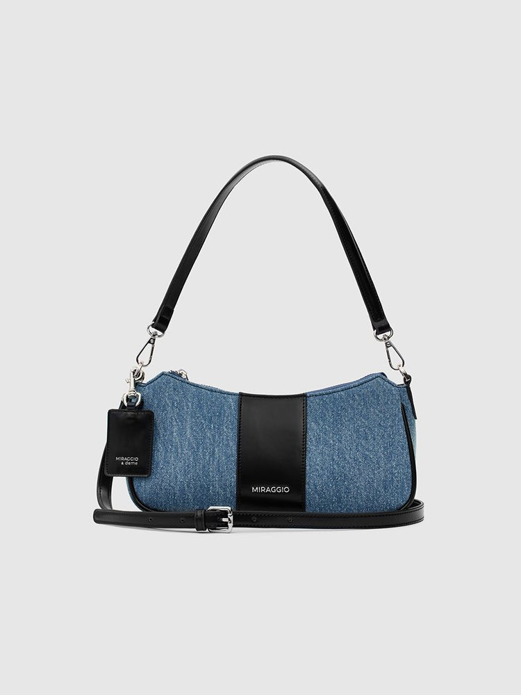Bella Denim Shoulder Bag - MIRAGGIO