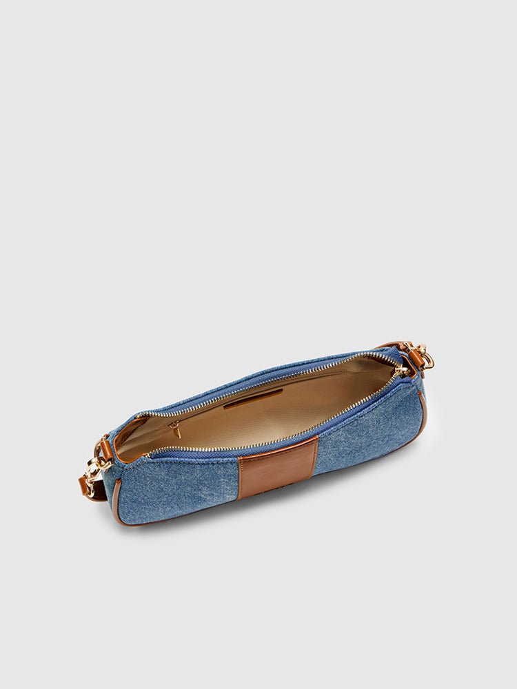 Bella Denim Shoulder Bag - MIRAGGIO