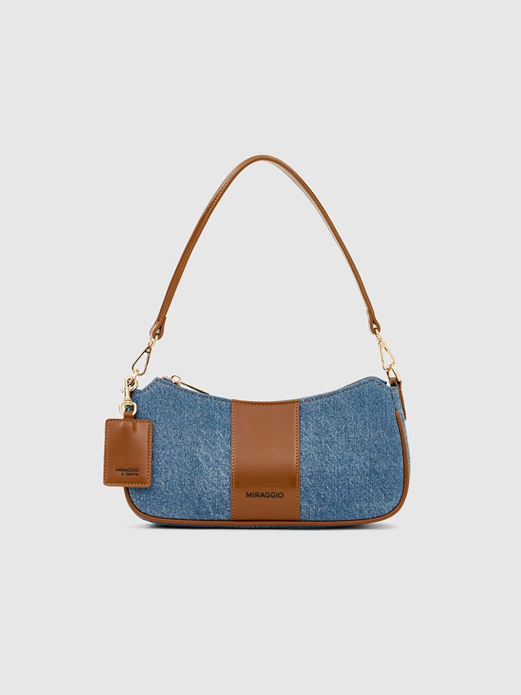 Bella Denim Shoulder Bag - MIRAGGIO