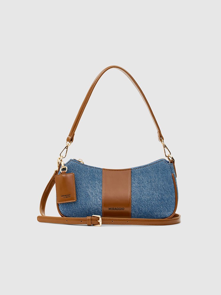Bella Denim Shoulder Bag - MIRAGGIO