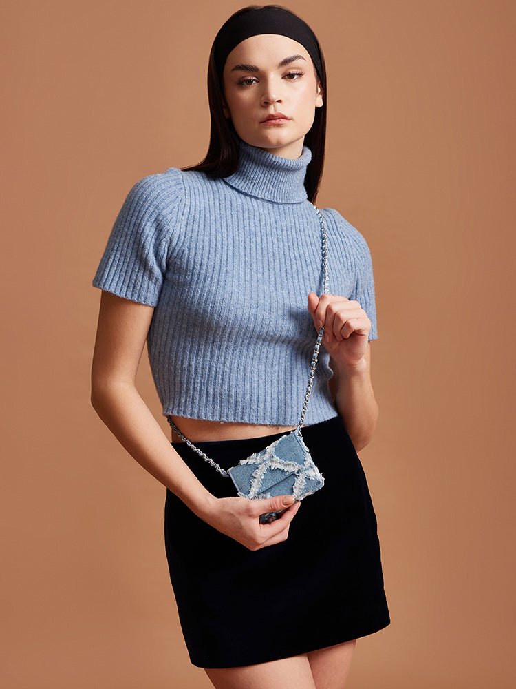 Camilla Denim Mini Bag - MIRAGGIO