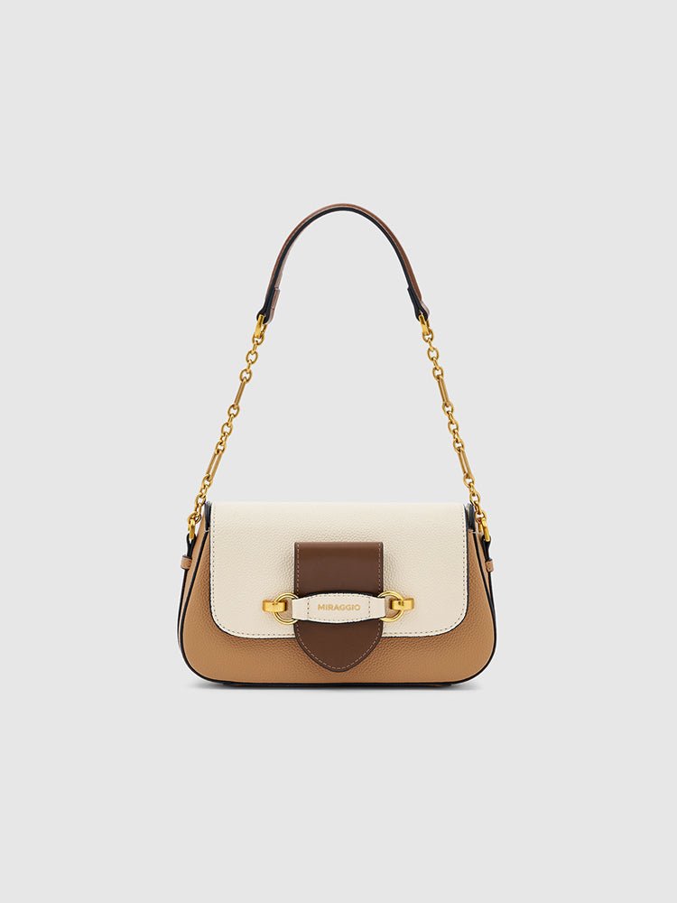Buy Beige Cece Shoulder Bag Online- Miraggio - Main Image