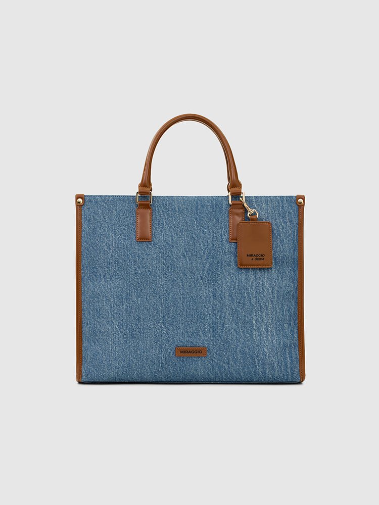 Denice Denim Tote Bag - MIRAGGIO