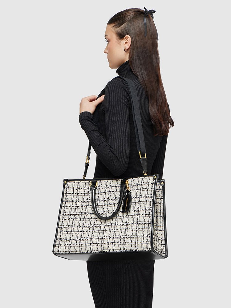Denice Tweed Tote Bag - MIRAGGIO