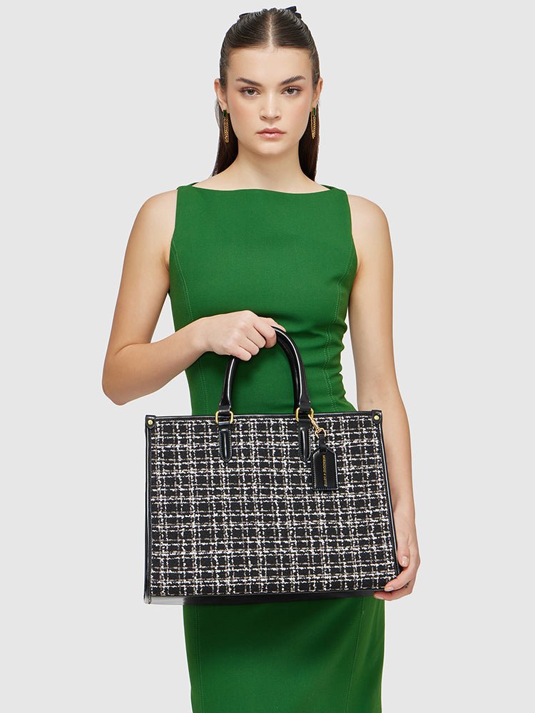 Denice Tweed Tote Bag - MIRAGGIO