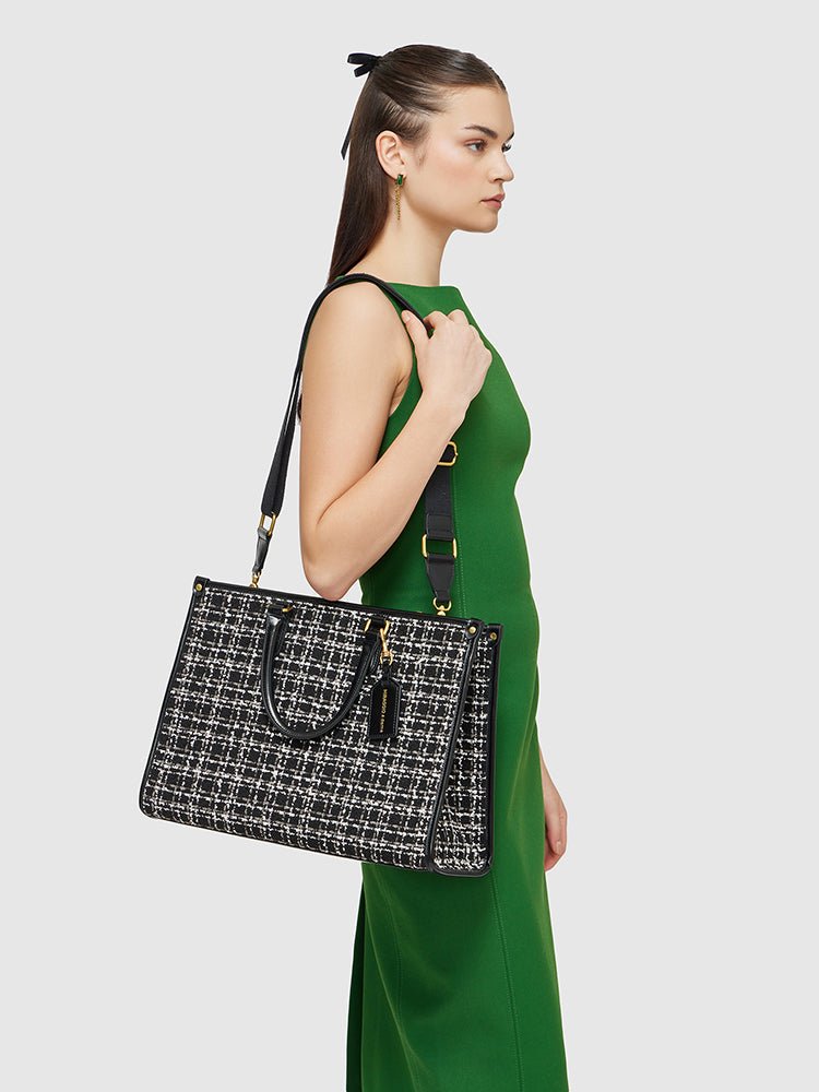 Denice Tweed Tote Bag - MIRAGGIO
