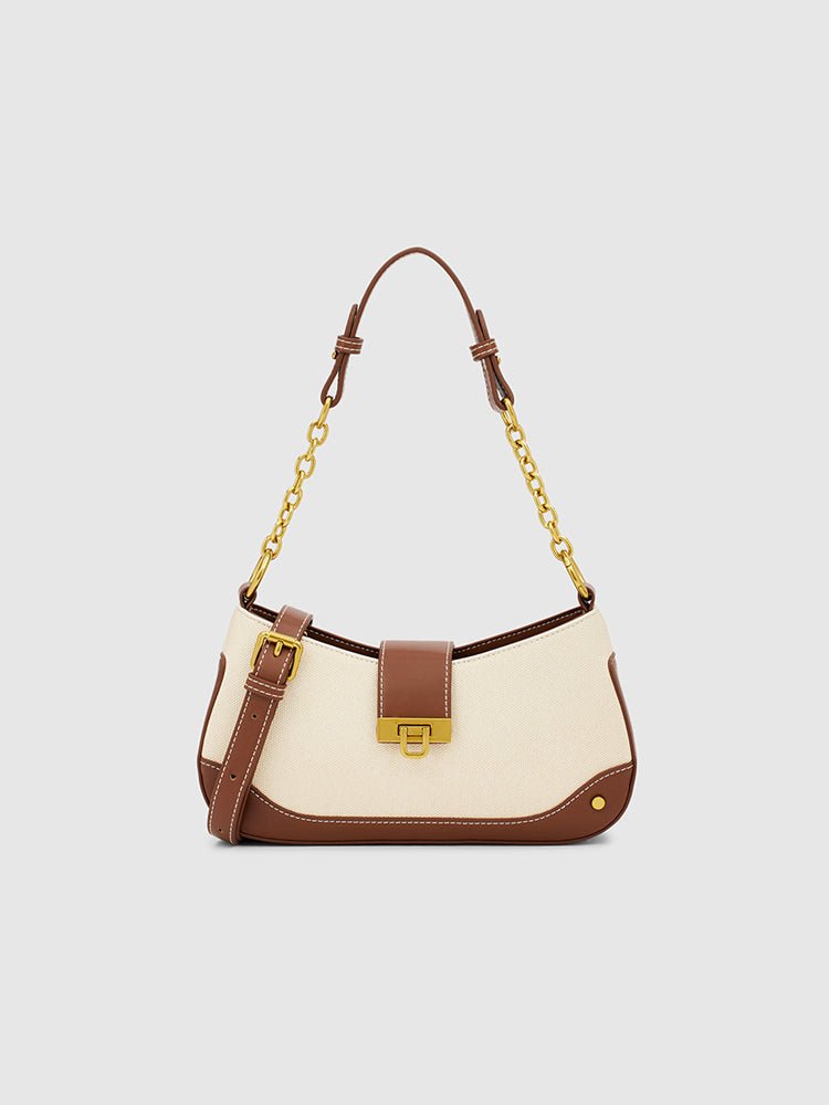Buy Ivory Elara Shoulder Bag Online- Miraggio