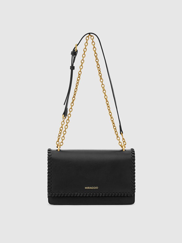 Buy Black Erika Shoulder Bag Online- Miraggio