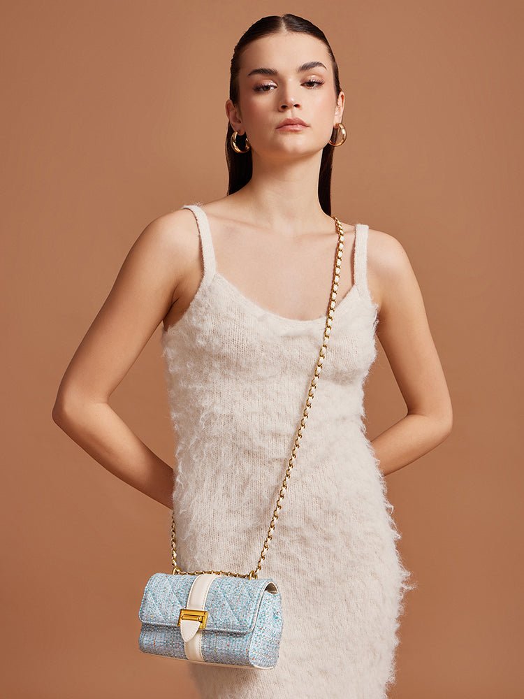 Estelle Tweed Crossbody bag - MIRAGGIO