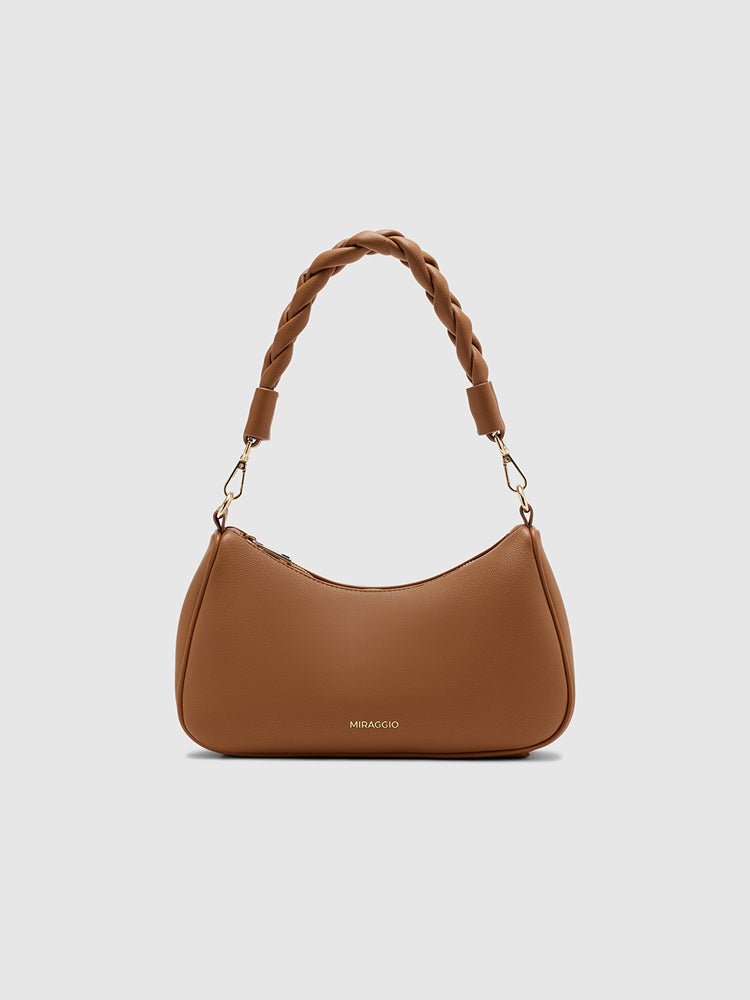 Buy Brown Gisele Shoulder Bag Online- Miraggio - Main Image
