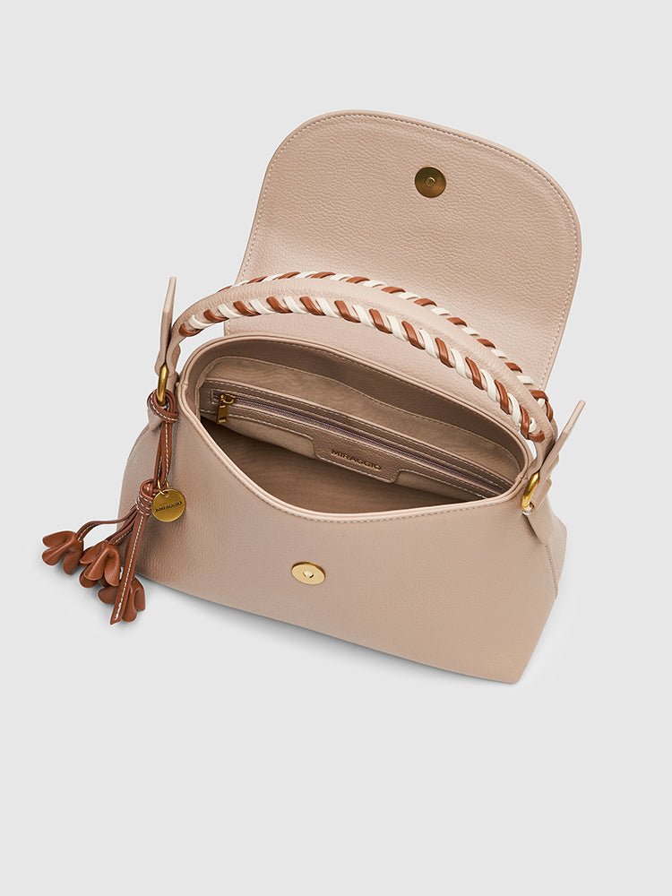 Hazelnut Satchel Bag - MIRAGGIO