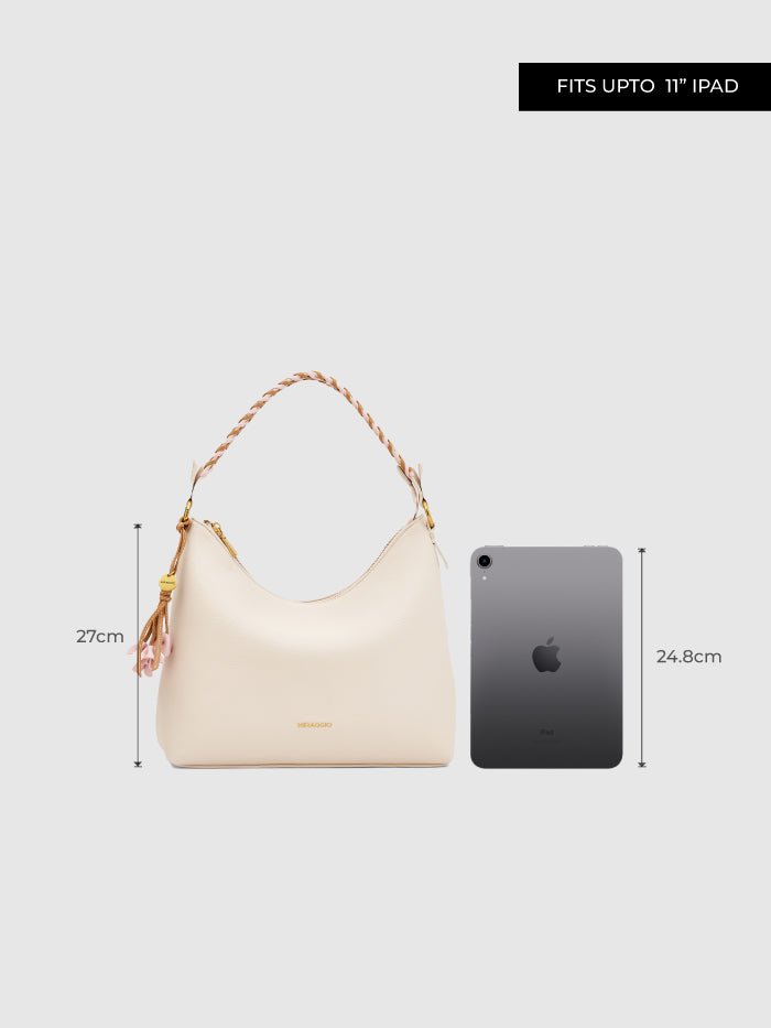 Vanilla Hobo Bag - MIRAGGIO