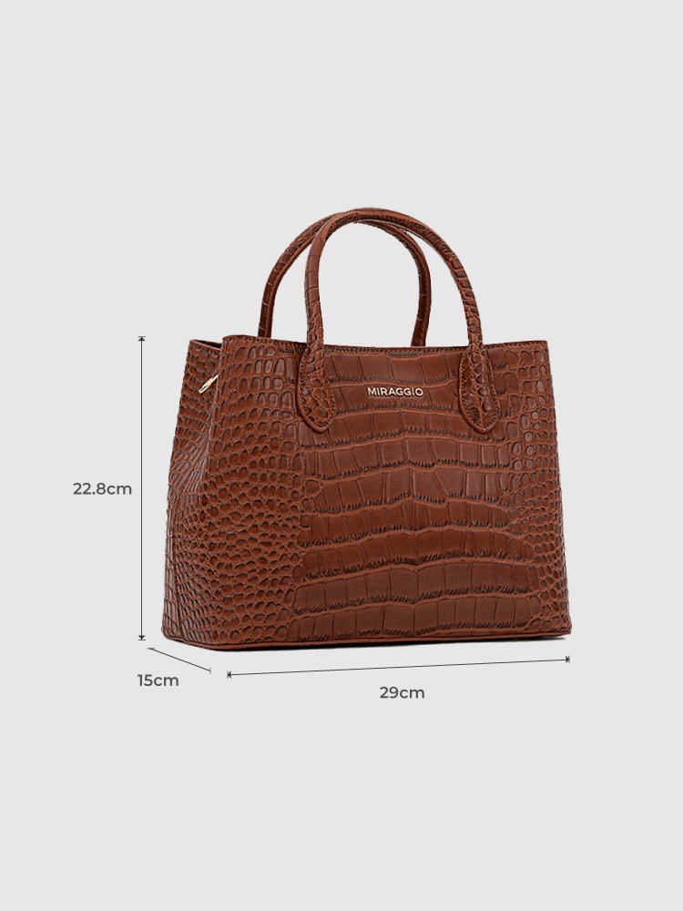 Victoria Satchel Handbag - MIRAGGIO