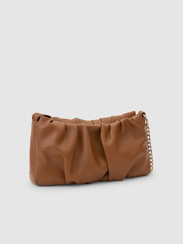 Irene Shoulder Bag - MIRAGGIO #color_caramel-brown
