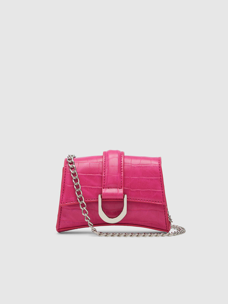 Stormy Mini Crossbody Bag - Rubine Pink by Miraggio