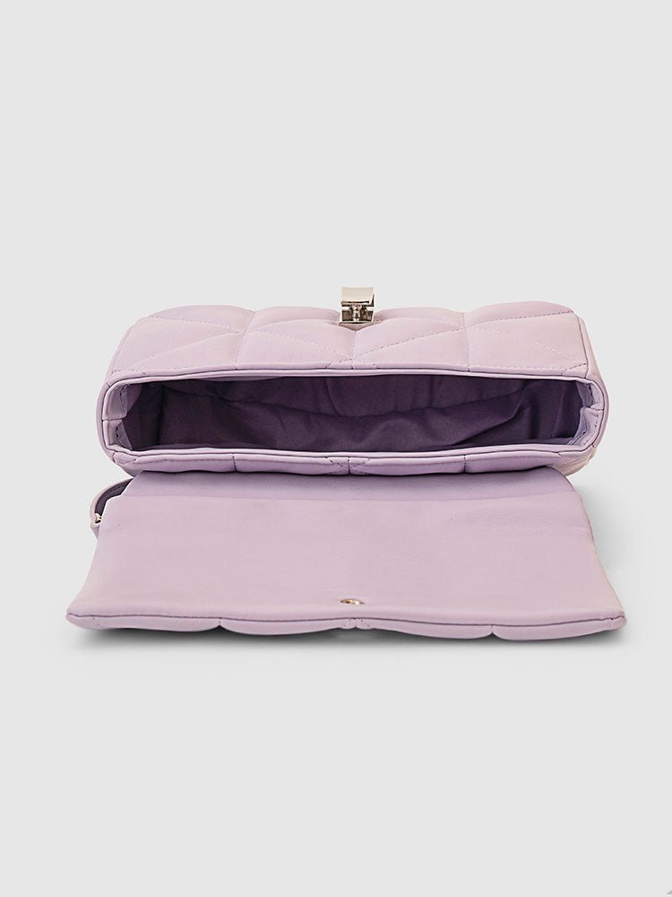 Genevieve Quilted Top Handle Sling Bag - MIRAGGIO