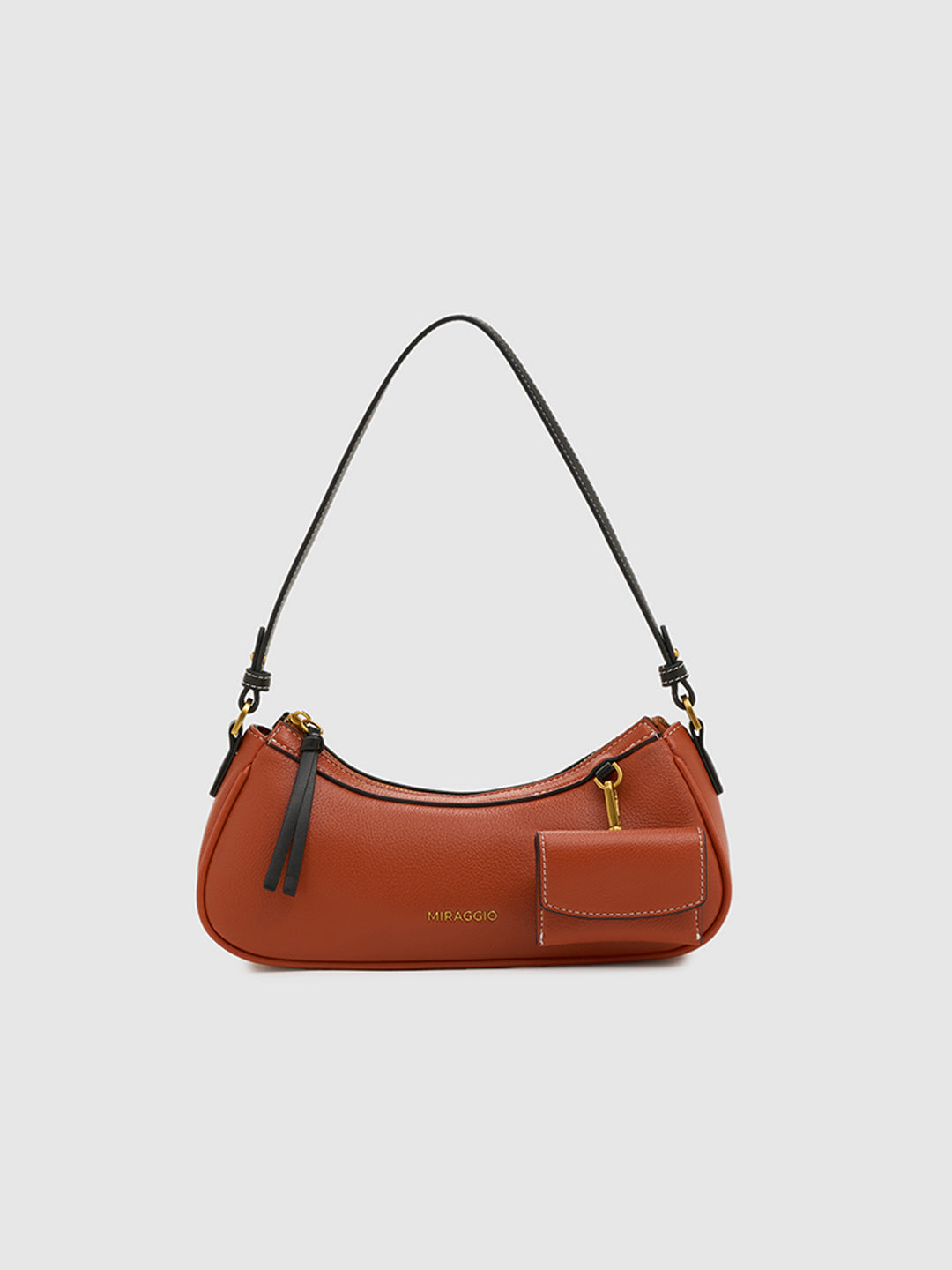 Buy Black Melanie Shoulder Bag Online - Miraggio