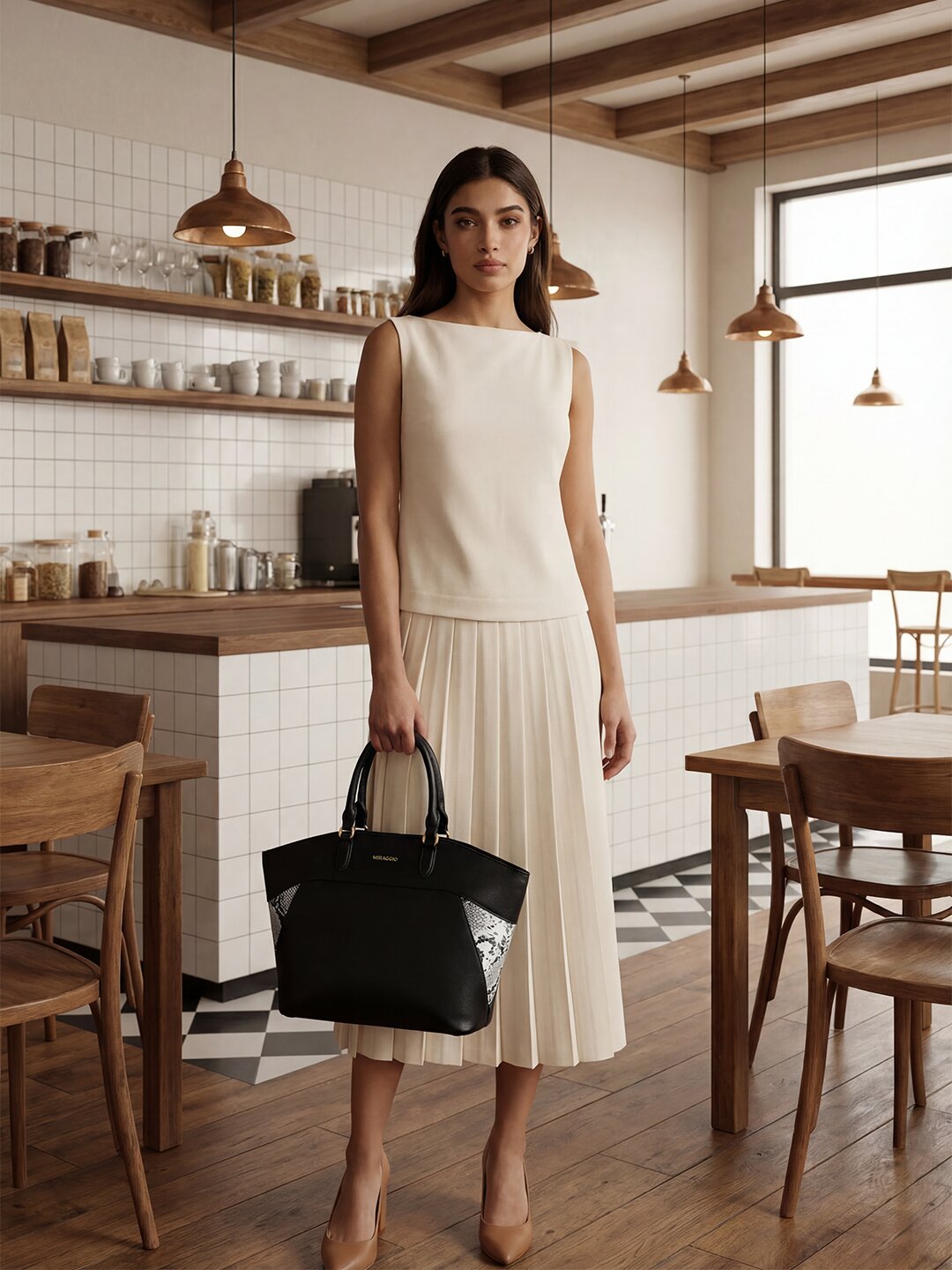 Rosetta Top Handle Bag
