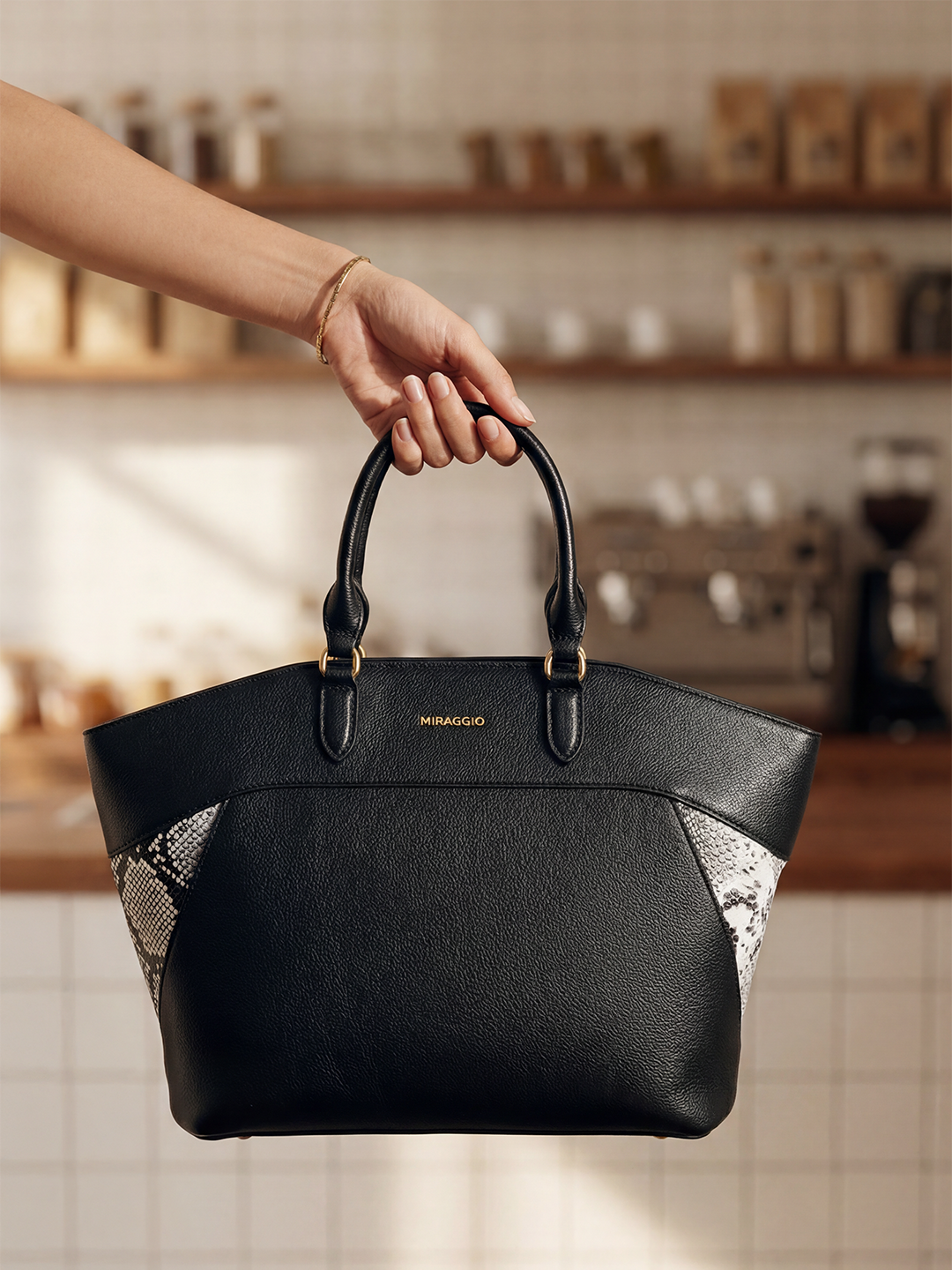 Rosetta Top Handle Bag