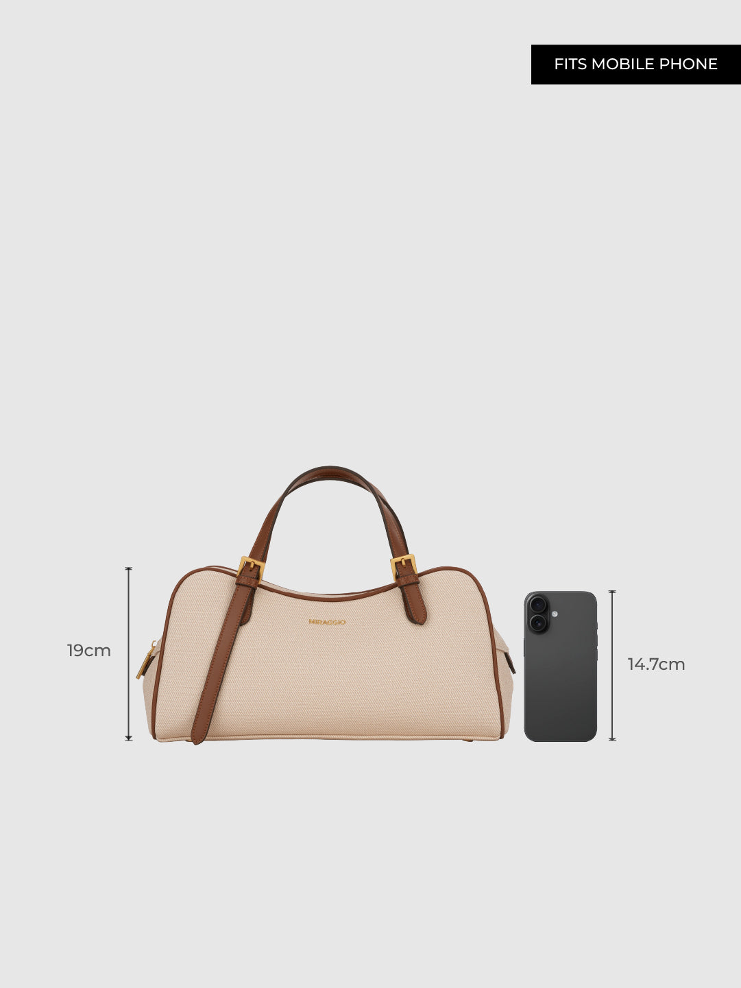 August Top Handle Bag