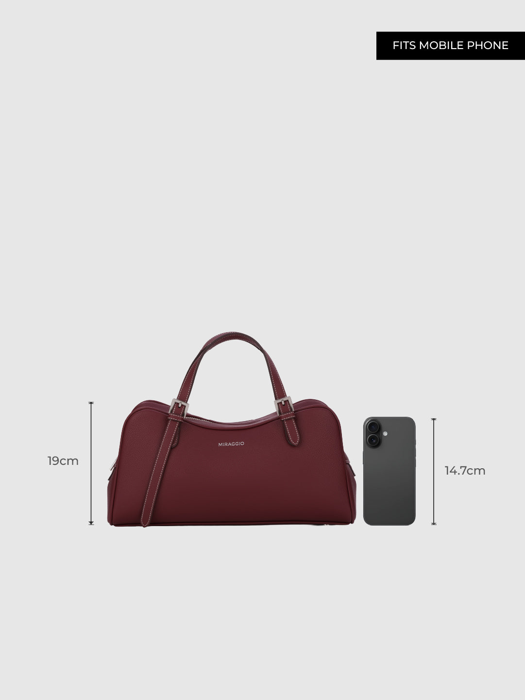 August Top Handle Bag