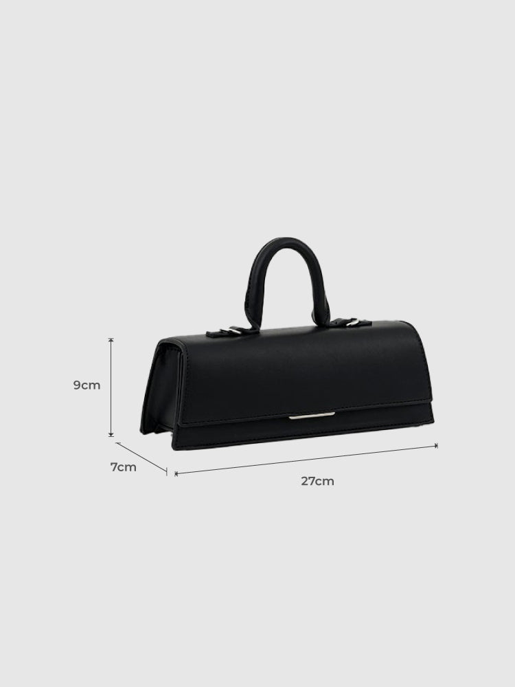 Elsie Top Handle Bag - MIRAGGIO#color_black