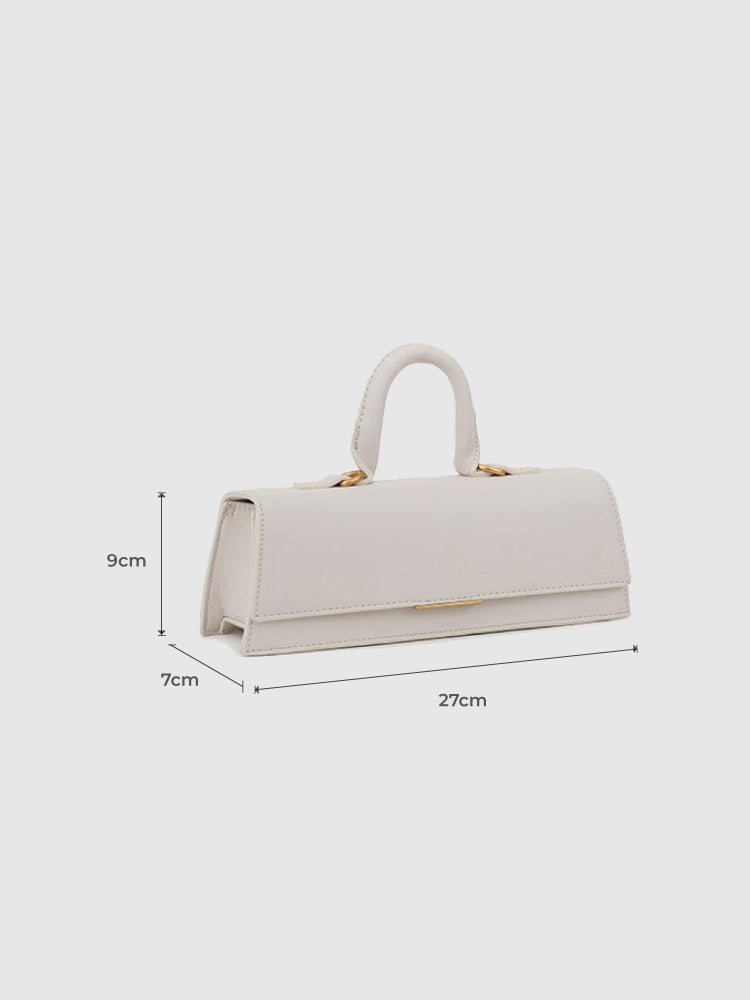 Elsie Top Handle Bag - MIRAGGIO#color_white