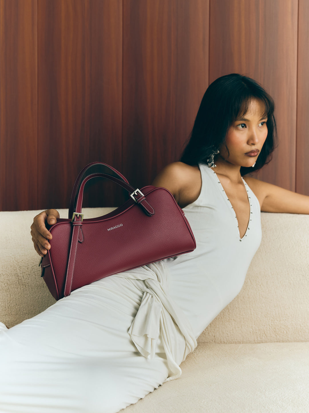 August Top Handle Bag