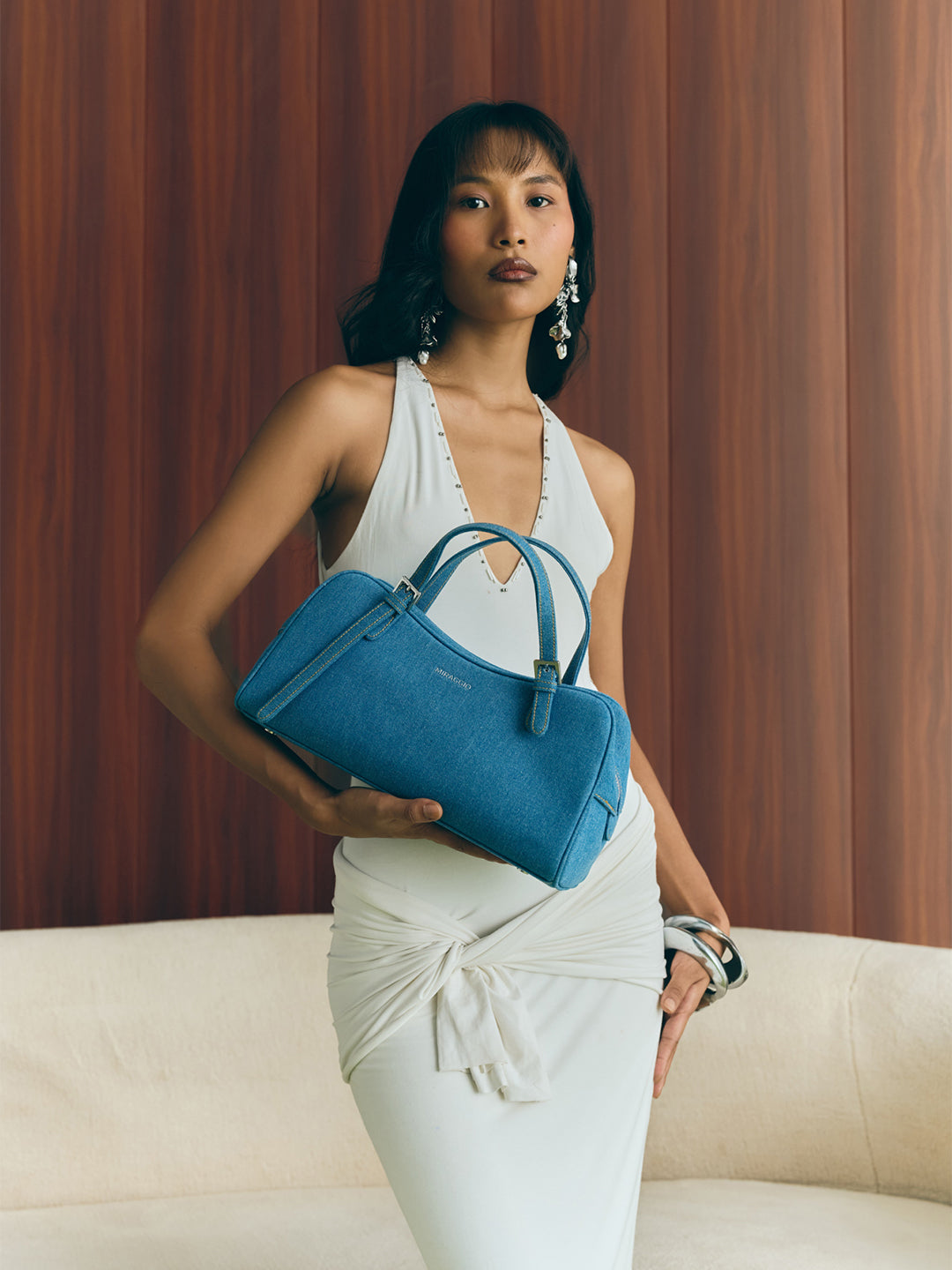 August Top Handle Bag