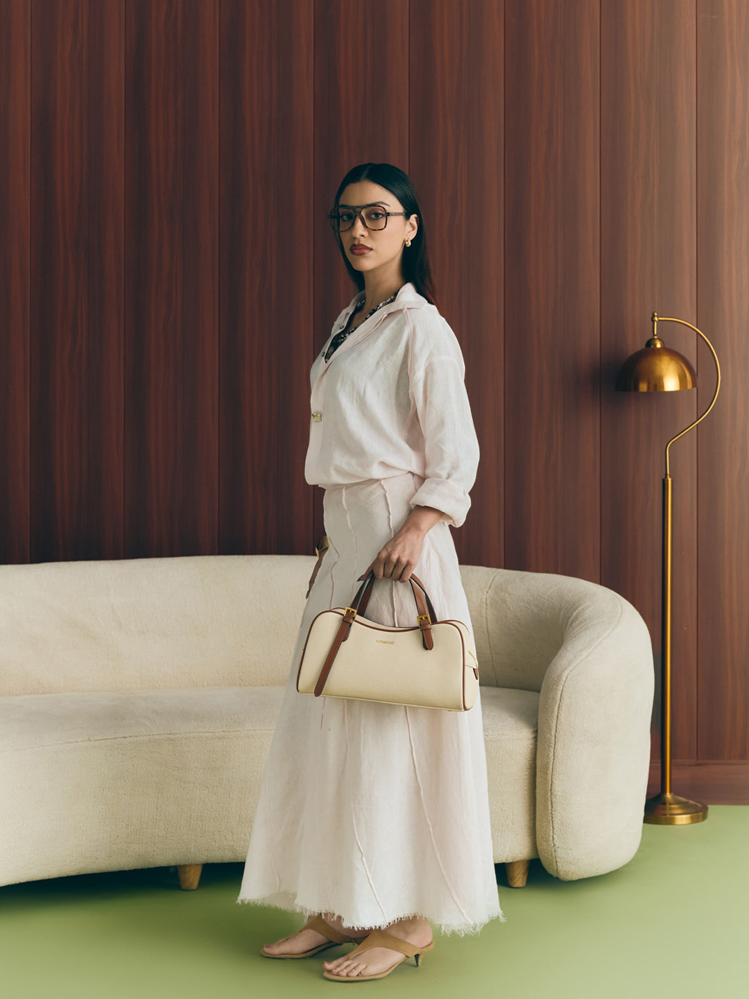 August Top Handle Bag