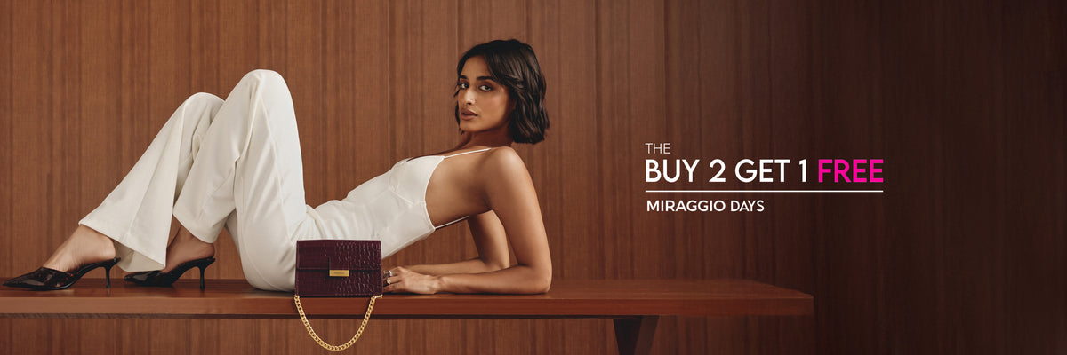 Buy Trendy Women's Handbags in Wine Color Online | Miraggio