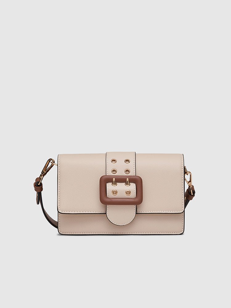 Adrianne Metal Buckle Crossbody Bag - MIRAGGIO