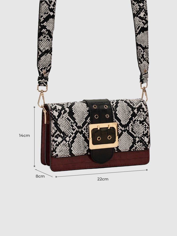 Adrianne Metal Buckle Crossbody Bag - MIRAGGIO