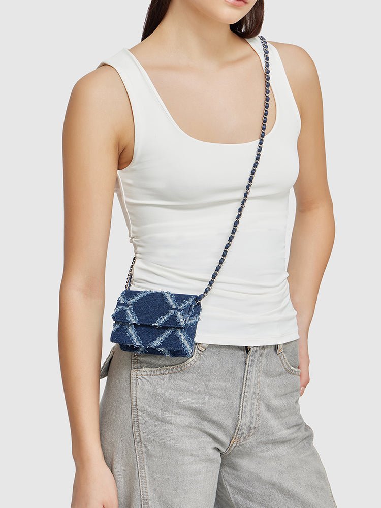 Camilla Denim Mini Bag - MIRAGGIO