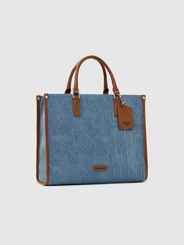 Denice Denim Tote Bag - MIRAGGIO