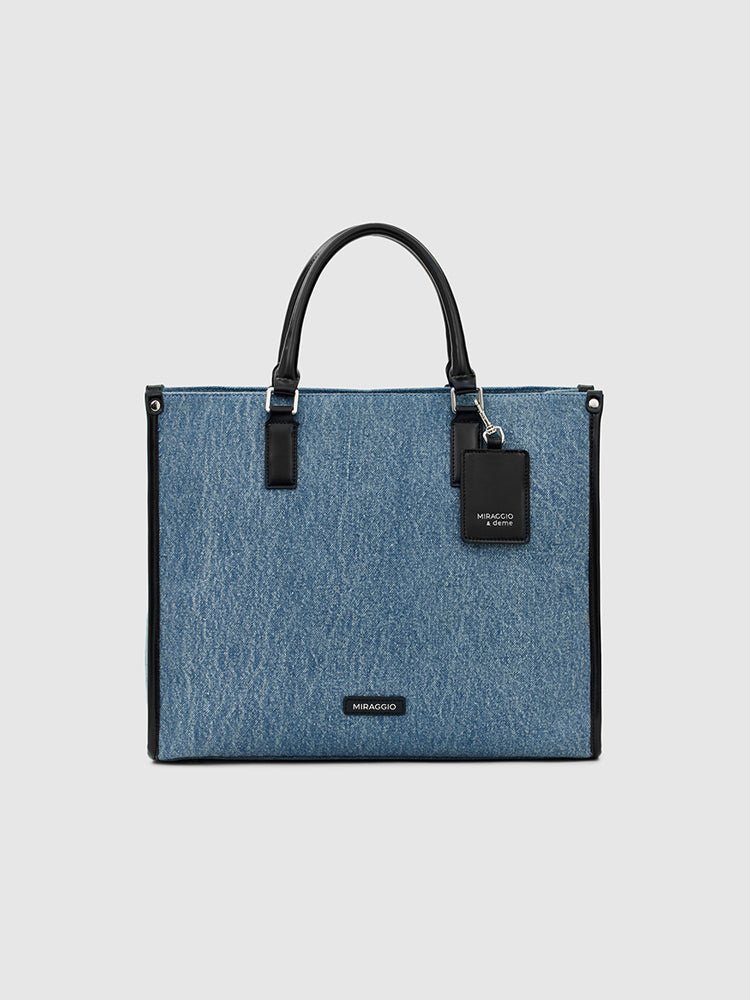 Denice Denim Tote Bag - MIRAGGIO