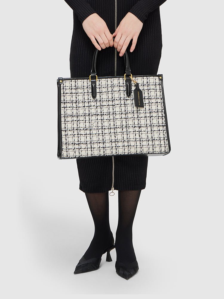 Denice Tweed Tote Bag - MIRAGGIO
