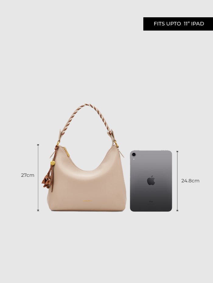 Hazelnut Hobo Bag - MIRAGGIO