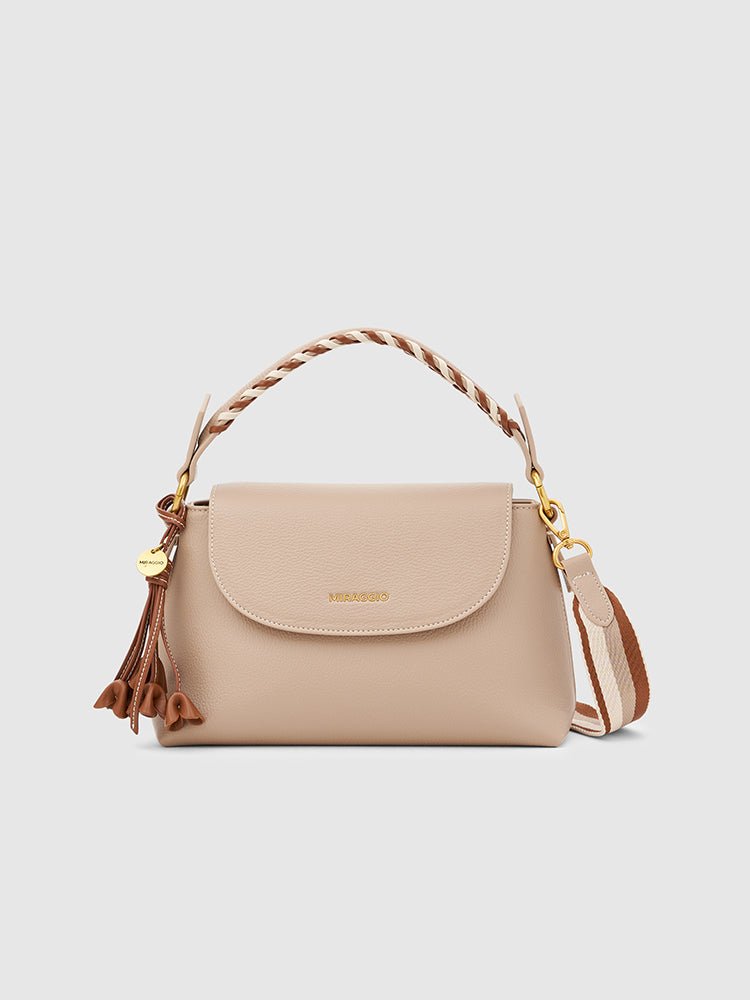 Hazelnut Satchel Bag - MIRAGGIO