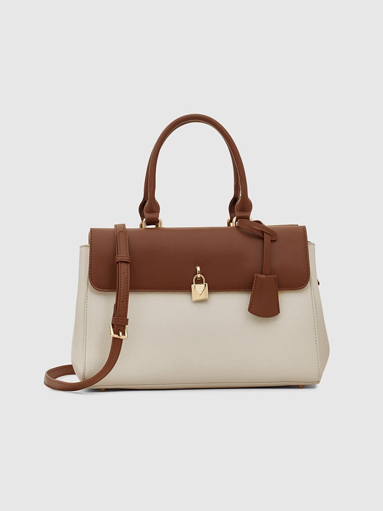 Buy Beige Sierra Handbag Online- Miraggio