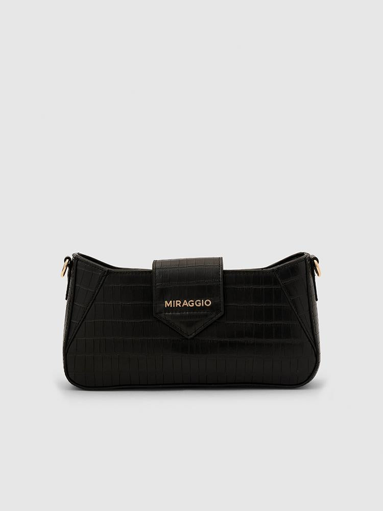 Isabella Women's Crossbody Bag - MIRAGGIO #color_black