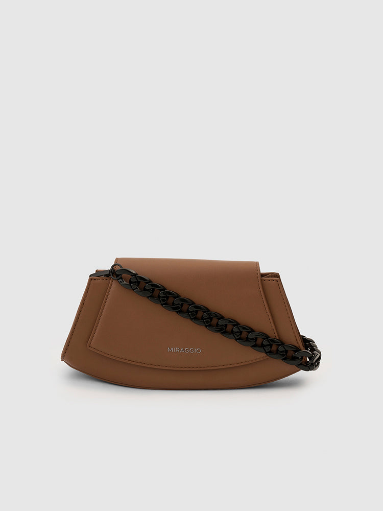 Helene Crossbody - MIRAGGIO #color_caramel-brown