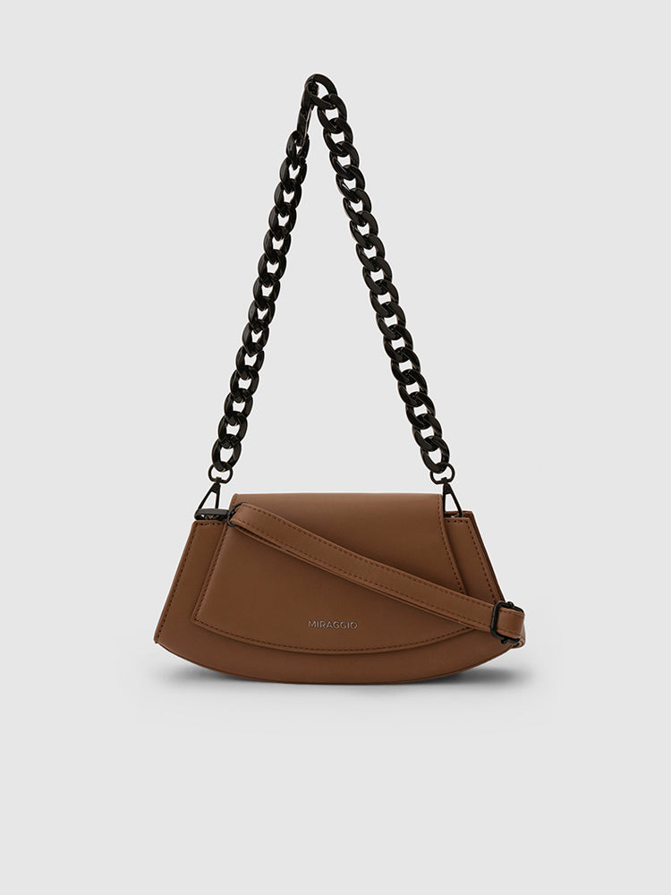 Helene Crossbody - MIRAGGIO #color_caramel-brown