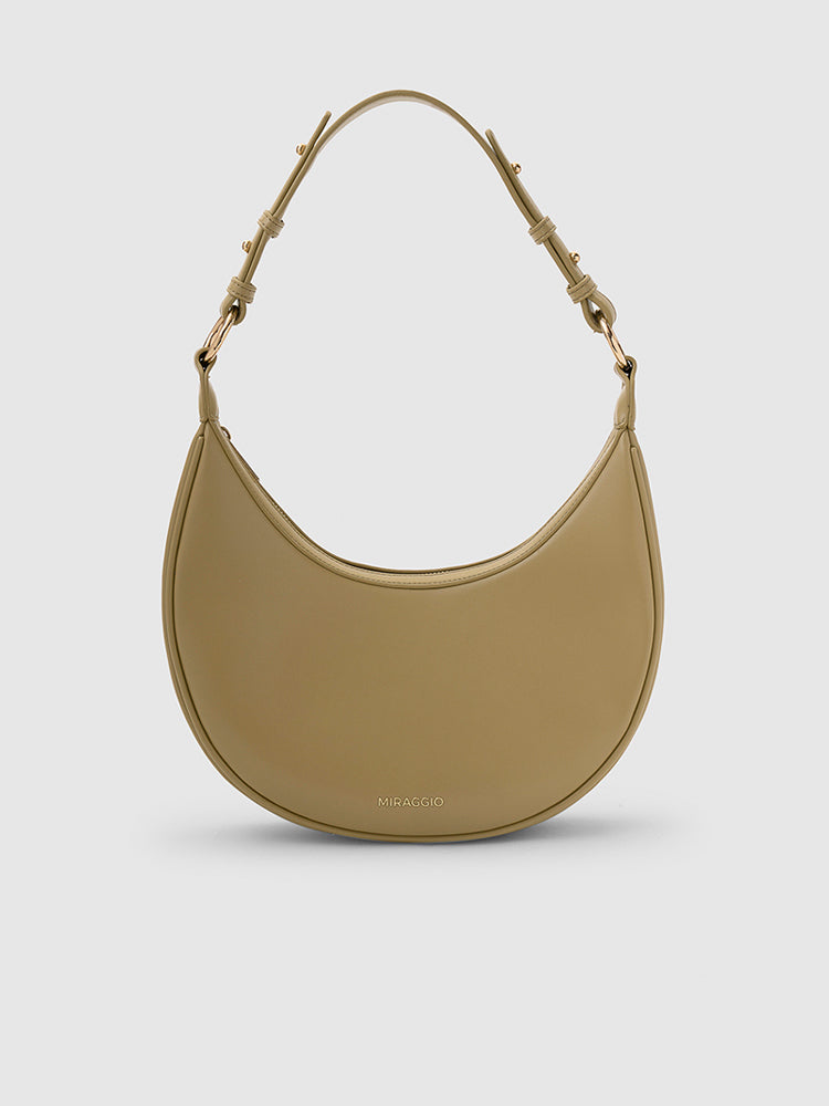 Simone Saddle Bag - MIRAGGIO #color_olive-branch