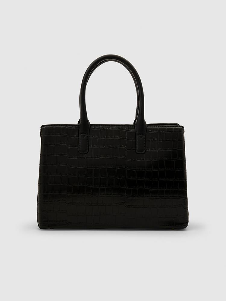 Catalina Women's Satchel Handbag - MIRAGGIO #color_black