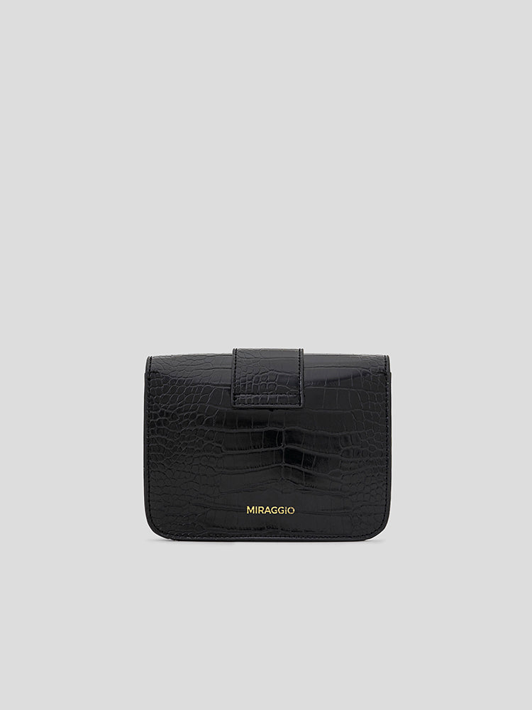Charlotte Metal Buckle Crossbody Bag - MIRAGGIO